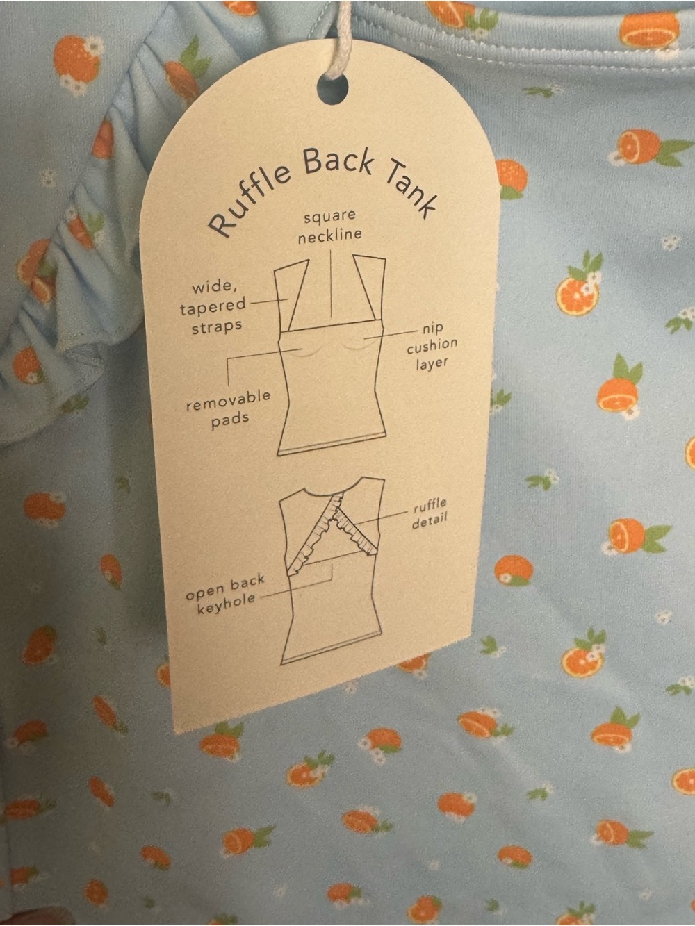Blogilates Ruffle Back Tank Top - NWT - Picture 5 of 5